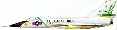 Profil couleur du Convair F-106 Delta Dart