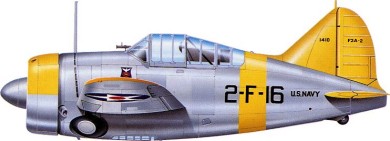 Profil couleur du Brewster F2A Buffalo