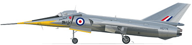 Profil couleur du Fairey  Delta 2