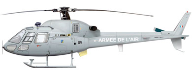 Profil couleur du Eurocopter AS.555 Fennec