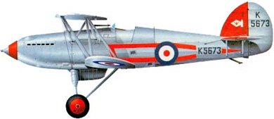 Profil couleur du Hawker  Fury