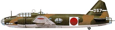 Profil couleur du Mitsubishi G4M  ‘Betty’