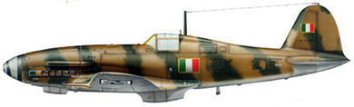 Profil couleur du Fiat G.55 Centauro