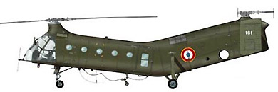 Profil couleur du Piasecki H-21 Shawnee/Workhorse