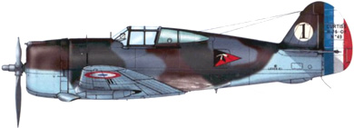 Profil couleur du Curtiss H.75 Hawk