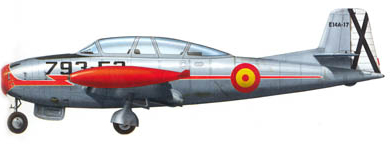 Profil couleur du Hispano HA-200 Saeta