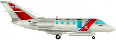 Profil couleur du Dassault HU-25 Guardian