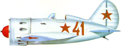 Profil couleur du Polikarpov I-16 Ishak