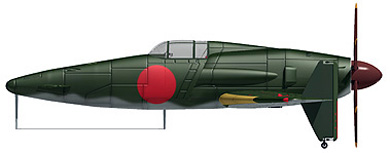 Profil couleur du Kyushu J7W Shinden