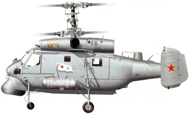 Profil couleur du Kamov Ka-25  ‘Hormone’