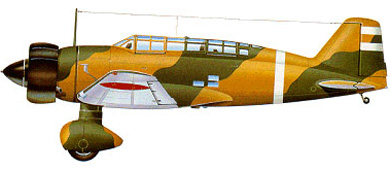 Profil couleur du Mitsubishi Ki-15/C5M Karigane ‘Babs’