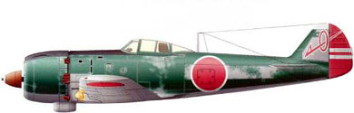 Profil couleur du Nakajima Ki-84 Hayate ‘Franck’