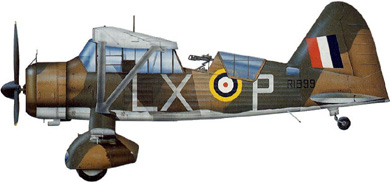 Profil couleur du Westland  Lysander