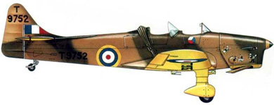 Profil couleur du Miles M.14 Magister