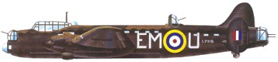 Profil couleur du Avro  Manchester