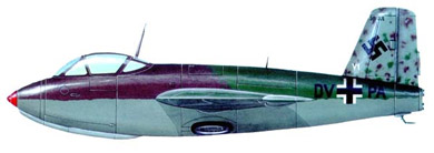 Profil couleur du Messerschmitt Me 263