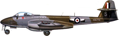 Profil couleur du Gloster G.41 Meteor