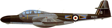 Profil couleur du Armstrong-Whitworth Meteor NF