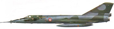 Profil couleur du Dassault  Mirage IV