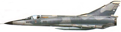 Profil couleur du Dassault  Mirage 5 / Mirage 50