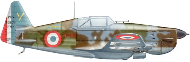 Profil couleur du Morane-Saulnier MS.406