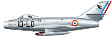 Profil couleur du Dassault MD.452 Mystère II