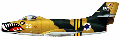 Profil couleur du Dassault MD.450 Ouragan