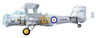 Profil couleur du Boulton Paul P.75 Overstrand