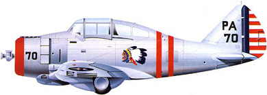 Profil couleur du Seversky P-35