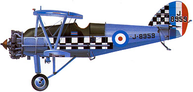 Profil couleur du Armstrong Whitworth  Siskin