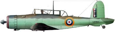 Profil couleur du Blackburn B-24 Skua