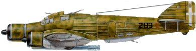 Profil couleur du Savoia-Marchetti SM.79 Sparviero