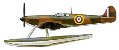 Profil couleur du Folland Spitfire Floatplane