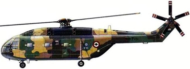 Profil couleur du Aérospatiale SA.321 Super Frelon