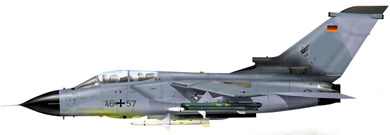 Profil couleur du Panavia Tornado ECR