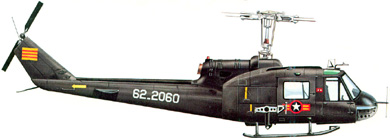 Profil couleur du Bell UH-1 Iroquois ‘Huey’