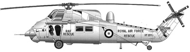 Profil couleur du Westland  Wessex