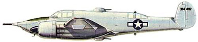 Profil couleur du Beechcraft XA-38 Grizzly