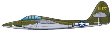 Profil couleur du McDonnell XP-67 Bat