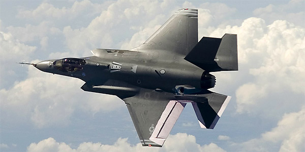 T-shirt Manches Longues F35 Lightning - Avion Furtif Américain, Coupe Classique, Fan D'aéronautique