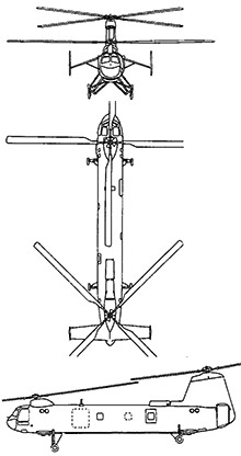 Plan 3 vues du Bristol Belvedere