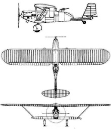 Plan 3 vues du Breguet Br.27/270