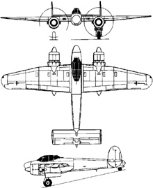 Plan 3 vues du Bristol  Brigand