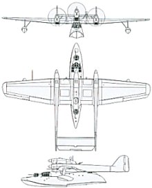 Plan 3 vues du Blohm und Voss Bv 138