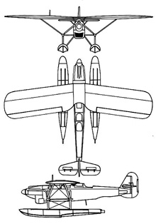 Plan 3 vues du Dornier Do 22