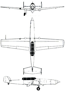 Plan 3 vues du EKW (K+W) C-36 Schlepp