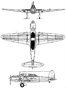 Plan 3 vues du Kawasaki Ki-32 'Mary'