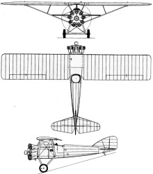 Plan 3 vues du Gourdou-Leseurre LGL.32