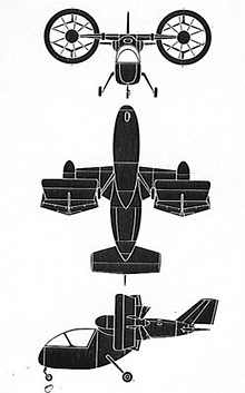 Plan 3 vues du Nord N.500 Cadet