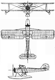 Plan 3 vues du Consolidated NY / PT-3 Huskie